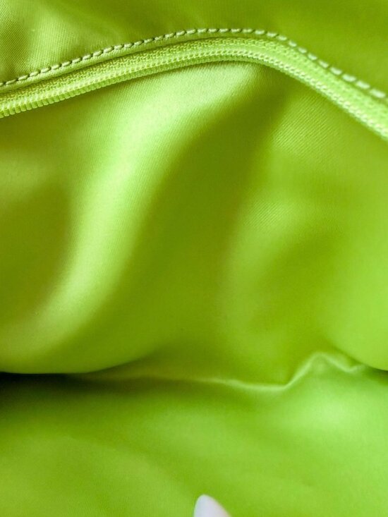 Coach Y2K Green Chelsea Tweed Brown Suede Shoulder Bag 8F18 - Picture 8 of 12